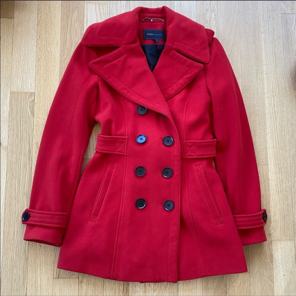 NWOT BCBG MaxAzria  “Finn” Pea Coat